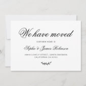 Minimal haben wir neue Zuhause Moving Ankündigung (Vorderseite)