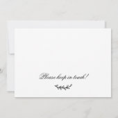 Minimal haben wir neue Zuhause Moving Ankündigung (Rückseite)