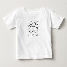 Minimal Hallo Liebe Weihnachten Rentier Baby T - S