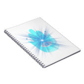 Minimal Hand & Eye Symbol Spiral Photo Notebook –  Notizblock (Rechte Seite)