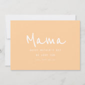 Minimal handschriftlich Elegant Moderner Muttertag Karte (Vorderseite)