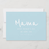 Minimal handschriftlich Elegant Moderner Muttertag Karte (Vorderseite)