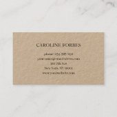 Minimal HELLO Visitenkarte (Rückseite)