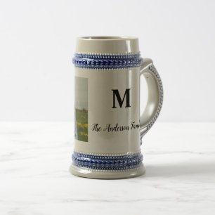 Minimal hinzufügen Ihren Namen Foto Aquarell Bierglas