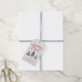 Minimal Holiday Cheer Gift Tags Geschenkanhänger (Mit Garn)