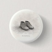 Minimal Holocaust Remembrance Day  Button (Vorderseite)