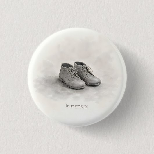 Minimal Holocaust Remembrance Day  Button (Vorderseite)