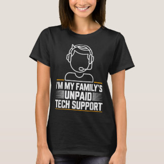 Minimal im my Familys unbezahlter technischer Supp T-Shirt