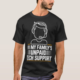 Minimal im my Familys unbezahlter technischer Supp T-Shirt