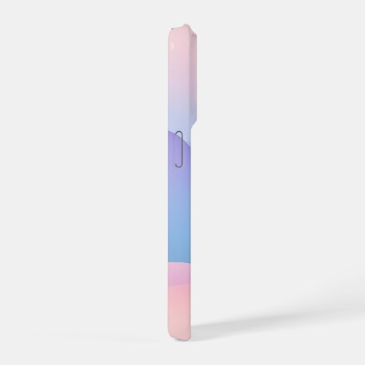 Minimal Initial B Phone Case – Modern Aesthetic De iPhone Hülle (Rechte Seite)