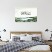 Minimal Islamic Wall Art – Surah Rahman Verse Leinwanddruck (Insitu (Schlafzimmer))