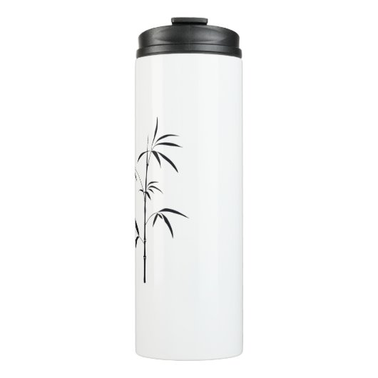 Minimal Japanese Bamboo Thermosbecher (Vorderseite)