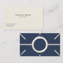 Minimal Japanese Business Card  Visitenkarte