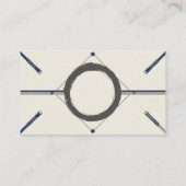 Minimal Japanese Business Card  Visitenkarte (Rückseite)