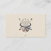 Minimal Japanese Business Card  Visitenkarte (Rückseite)