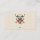 Minimal Japanese Business Card  Visitenkarte (Rückseite)