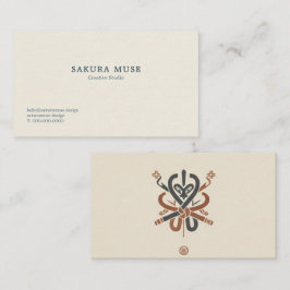 Minimal Japanese Business Card  Visitenkarte