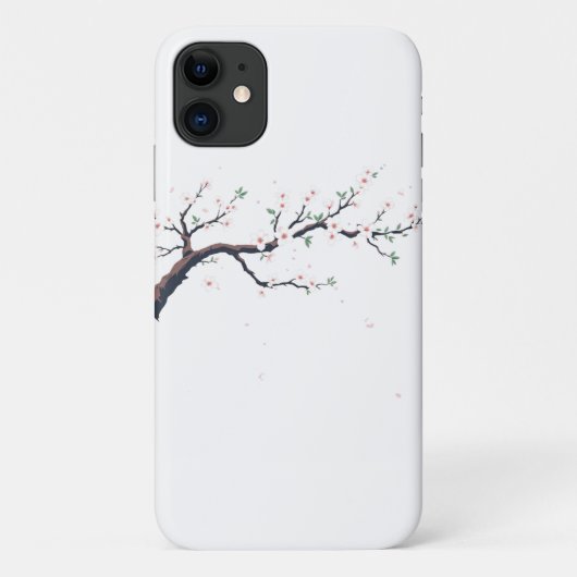 Minimal Japanese Tree Branch Case-Mate iPhone Hülle (Rückseite)