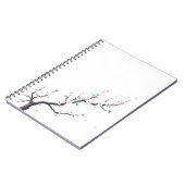 Minimal Japanese Tree Branch Notizblock (Linke Seite)