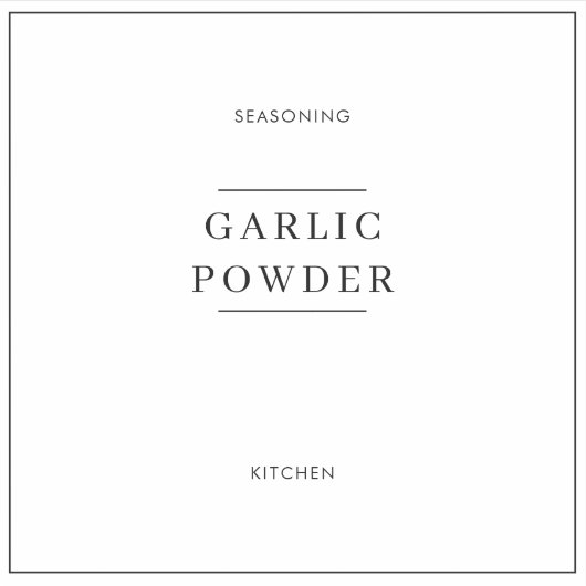 Minimal Kitchen Pantry Jar Labels (Vorderseite)