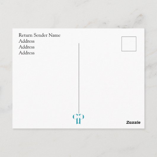 Minimal | Kühl sein Sie selbst Postkarte (Rückseite)