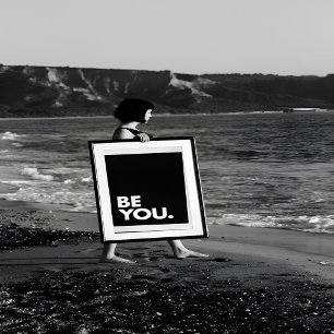 Minimal   Kühl sein Sie selbst Postkarte