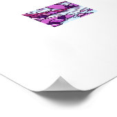 Minimal Landscape Art Print Poster (Ecke)