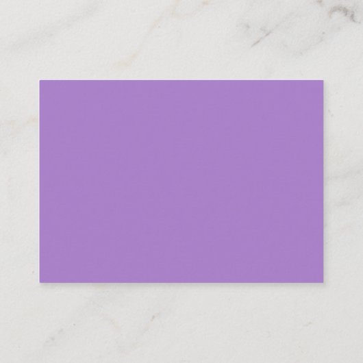 Minimal Lavender Moderne Hochzeitsempfang Begleitkarte (Rückseite)