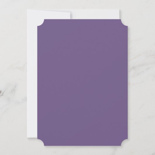 Minimal Lavender Wedding Einladungskarte Einladung (Rückseite)