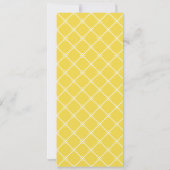 Minimal Lemon Amalfi Coast Wedding Menu Card Einladung (Rückseite)