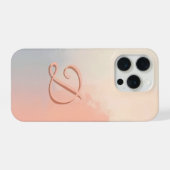 Minimal Letter D Phone Case – Aesthetic Monogram D iPhone Hülle (Rückseite (Horizontal))