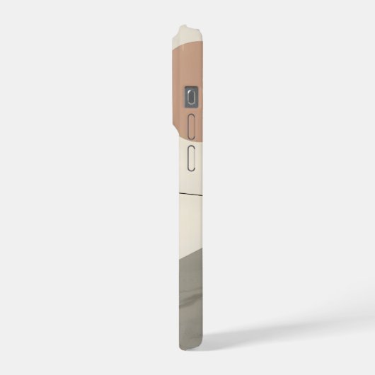 Minimal Letter F Phone Case – Calm Aesthetic Desig iPhone Hülle (Linke Seite)