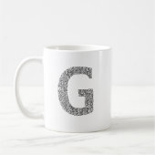 Minimal Letter G Coffee Mug Kaffeetasse (Links)