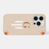 Minimal Letter G Monogram Phone Case iPhone Hülle (Rückseite (Horizontal))