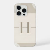 Minimal Letter H Phone Case iPhone Hülle (Rückseite)