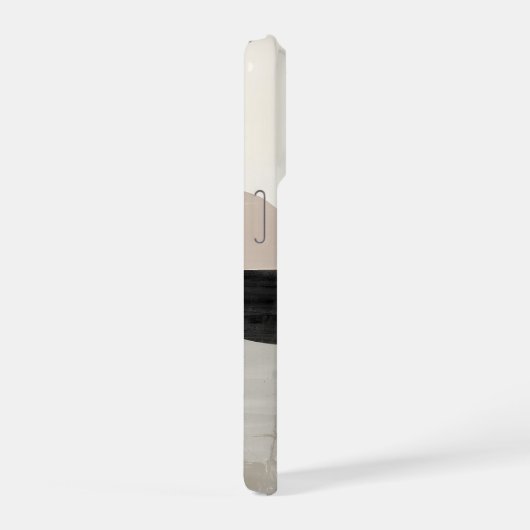 Minimal Letter J Phone Case – Calm Aesthetic Desig iPhone Hülle (Rechte Seite)