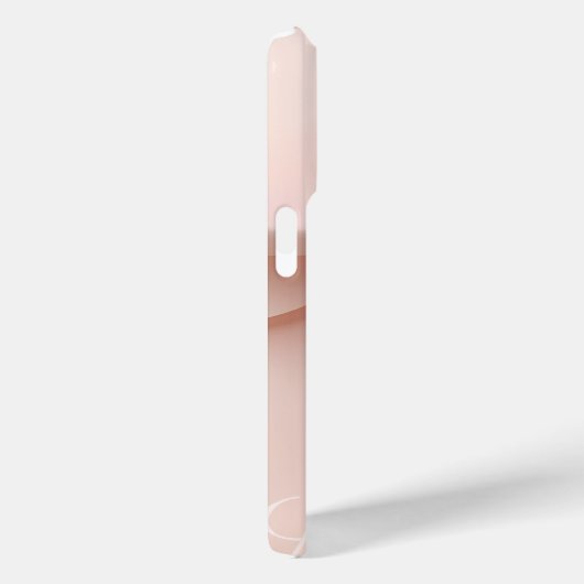 Minimal Letter L Phone Case – Calm Aesthetic Monog (Rückseite / Rechts)