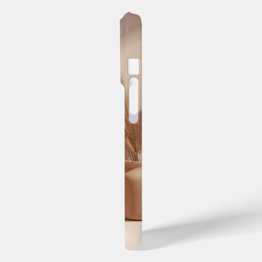 Minimal Letter T Phone Case – Calm Aesthetic Abstr (Rückseite / Links)