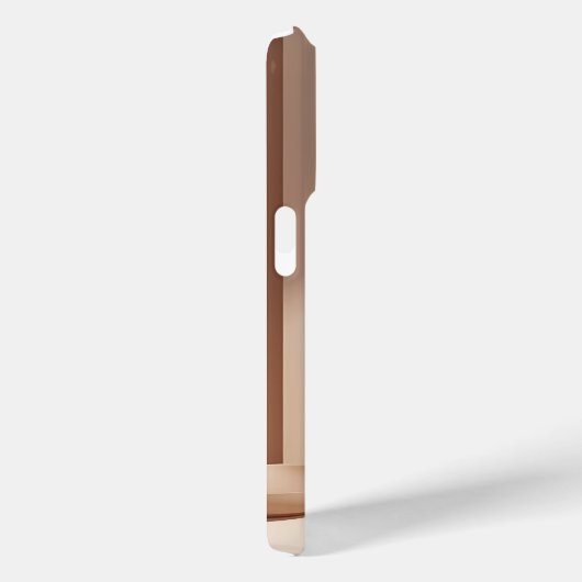 Minimal Letter T Phone Case – Calm Aesthetic Abstr (Rückseite / Rechts)