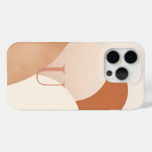 Minimal Letter U Phone Case – Neutral Aesthetic In (Rückseite (Horizontal))