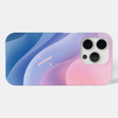 Minimal Letter X Phone Case – Modern Monogram Desi (Rückseite (Horizontal))