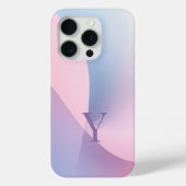 Minimal Letter Y Phone Case – Aesthetic Abstract D (Rückseite)
