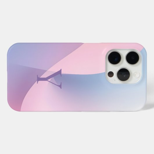 Minimal Letter Y Phone Case – Aesthetic Abstract D (Rückseite (Horizontal))