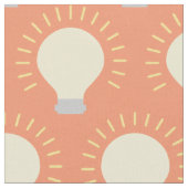 Minimal Light Bulb Polka Dots Stoff (Nahaufnahme)