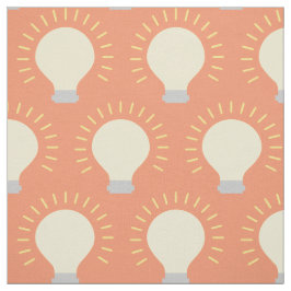 Minimal Light Bulb Polka Dots Stoff
