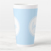 MINIMAL LIGHT BUSINESS LOGO COMPANY KUNDE MILCHTASSE (Vorderseite)