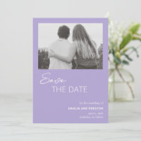 Minimal Lilac Foto Moderne Hochzeit