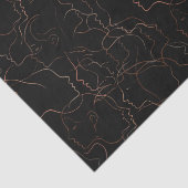 Minimal Line Art Faces Tissue Paper Seidenpapier (Ausschnitt)