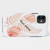 Minimal Line-Art Floral Watercolor Case (Rückseite (Horizontal))