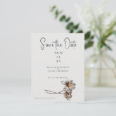 Minimal Line Kunst, Dichtung und Musik Einladung (Stehend Vorderseite)